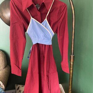 NWT 2pc dress with crop top shein